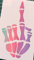 Skeleton Middle Finger