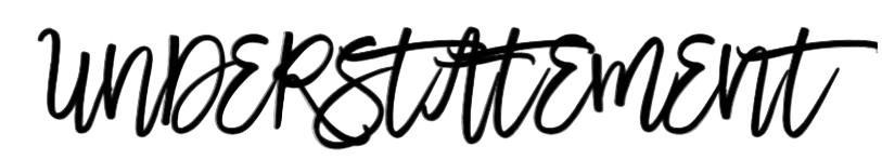 UNDERSTATEMENT - car stickers